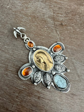 Load image into Gallery viewer, Our Lady of Lourdes with Gems