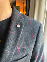 Load image into Gallery viewer, Silver lioness pin, lapel pin, scatter pin