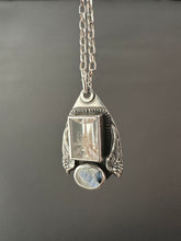 Load image into Gallery viewer, Quartz wing necklace