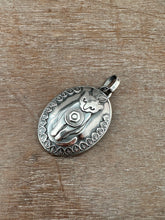 Load image into Gallery viewer, Double sided Jewel Cat with a golden sheen obsidian