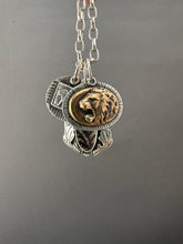 Load image into Gallery viewer, Dendritic Agate and lion charm collection