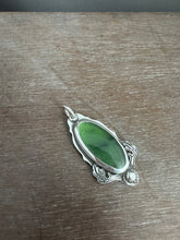 Load image into Gallery viewer, Serpentine and Antler Pendant