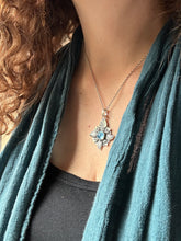 Load image into Gallery viewer, Aquamarine Angel Pendant