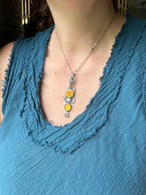 Load image into Gallery viewer, Bee and moons pendant