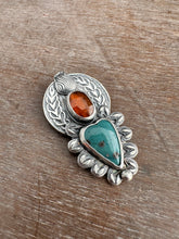 Load image into Gallery viewer, Leland Blue and Orange Kyanite Sacred Heart