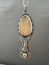Load image into Gallery viewer, Angel with Sagenite in Agate and Citrine