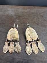 Load image into Gallery viewer, Brass Fish Earrings