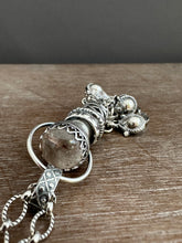 Load image into Gallery viewer, Handmade Bell and Birds Tassel with Vintage Swarovski Crystal