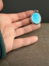 Load image into Gallery viewer, Textured Oval Enameled pendant