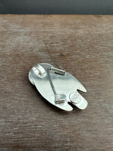 Load image into Gallery viewer, Sterling silver owl pendant/brooch