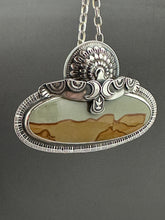 Load image into Gallery viewer, Flying Eagle with Picture Jasper Pendant8