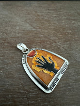 Load image into Gallery viewer, The Hand of the Maker 3, Coisonne Enamel Medallion