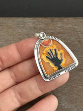 Load image into Gallery viewer, The Hand of the Maker 3, Coisonne Enamel Medallion