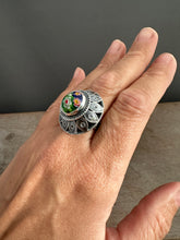 Load image into Gallery viewer, Millefiori statement ring size 8.5