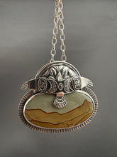 Load image into Gallery viewer, Flying Eagle with Picture Jasper Pendant7