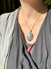 Load image into Gallery viewer, Smokey Quartz Owl Medallion