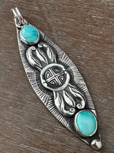 Load image into Gallery viewer, Lone Mountain Turquoise Medallion