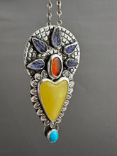 Load image into Gallery viewer, Yellow Serpentine Sacred Heart