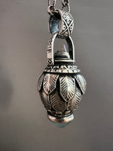 Load image into Gallery viewer, Dragon egg with Aquamarine and a vintage crystal