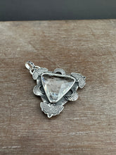 Load image into Gallery viewer, Vintage Swarovski moon and moth prism medallion