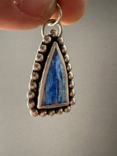 Load image into Gallery viewer, Our Lady of Guadalupe charm set with kyanite window