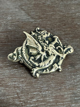 Load image into Gallery viewer, Dragon medallion scatter pin, lapel pin, tack