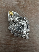 Load image into Gallery viewer, Elaborate Sacred Heart pendant