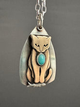 Load image into Gallery viewer, Kitty Pet with Amazonite
