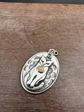 Load image into Gallery viewer, Jewel Cat with Opal and Serpentine