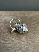 Load image into Gallery viewer, Vintage crystal and Citrine dragon egg medallion