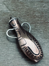 Load image into Gallery viewer, Amphora Pendant with etched hand drawing