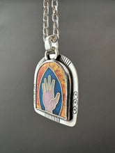 Load image into Gallery viewer, The Hand of the Maker Cloisonné Enamel Medallion