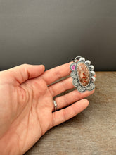 Load image into Gallery viewer, A Unique Cobalto Calcite with a garnet accent