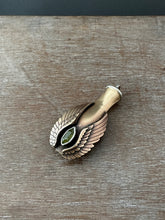 Load image into Gallery viewer, Winged Vessel with vesuvianite crystal