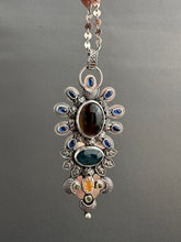 Load image into Gallery viewer, Elaborate kyanite pendant