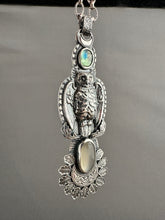 Load image into Gallery viewer, Helen the owl and a moonstone