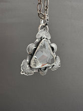 Load image into Gallery viewer, Vintage Swarovski moon and moth prism medallion