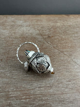 Load image into Gallery viewer, Vintage crystal and citrine dragon egg medallion