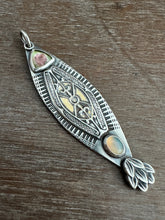 Load image into Gallery viewer, Opal and tourmaline pendant