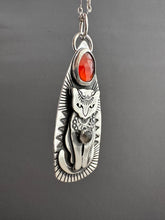 Load image into Gallery viewer, Jewel Cat with Garnet