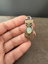 Load image into Gallery viewer, Bronze Kitty Pet with Opal