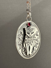 Load image into Gallery viewer, Jewel Cat with Garnet