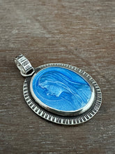 Load image into Gallery viewer, Our Lady of Lourdes Enameled pendant