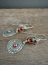 Load image into Gallery viewer, Garnet Earrings
