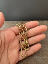 Load image into Gallery viewer, Large Oval link Brass chain