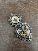 Load image into Gallery viewer, Pudding Stone and Agate Sacred Heart
