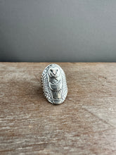 Load image into Gallery viewer, Moon owl ring size 9.5