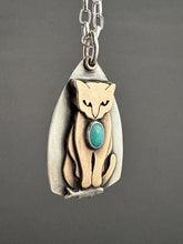 Load image into Gallery viewer, Kitty Pet with Amazonite