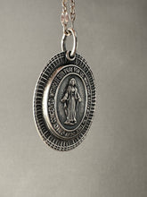 Load image into Gallery viewer, Solid Silver Miraculous Medal (Ready to ship) - limited quantity