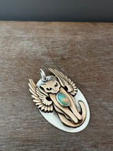Load image into Gallery viewer, Kitty Pet with Wings and an Opal